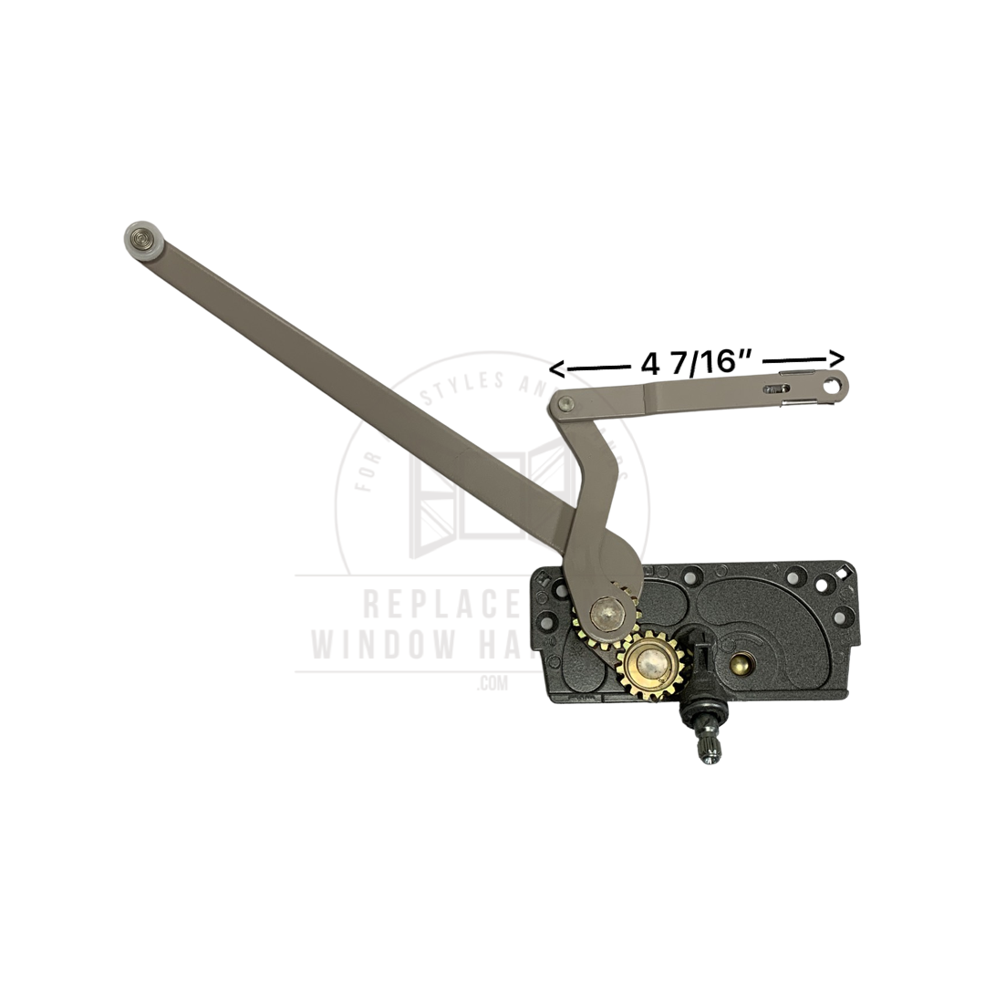 Truth Entry Guard Dual Arm Operator (4 7/16" Shorter Arm, Offset Up, Bottom Clip)